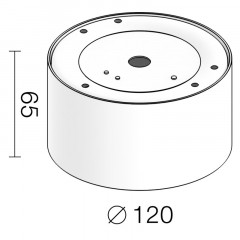 Накладной светильник LeDron LXS0812-12W 4000K