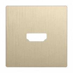 Клавиша Werkel WL10-HDMI-CP шампань рифленый