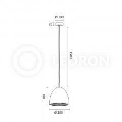 Подвесной светильник LeDron 2601B