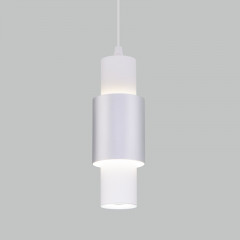 Подвесной светильник Eurosvet 50204/1 LED белый/матовое серебро