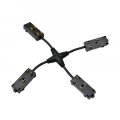 Гибкий Х-коннектор трека SMART Denkirs TR2116-BK