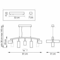 Подвесная люстра Lightstar LR735363862