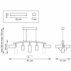 Подвесная люстра Lightstar LR735372863