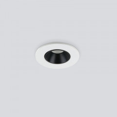 Встраиваемый светильник Elektrostandard 25025/LED 3W 4200K WH/BK белый/черный