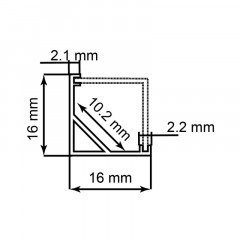 Профиль Feron 10300