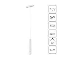 Светильник на шине ARTE Lamp A6159PL-1WH