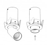 Спот LeDron DANNY MINI S 40 White