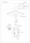 Точечный встраиваемый светильник Denkirs DK2030-WH