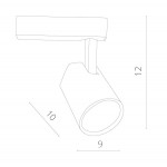 Светильник на шине ARTE Lamp A1810PL-1BK