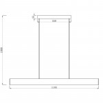 Линейный светильник ARTE Lamp A2505SP-2WH