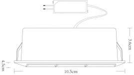 Встраиваемый светильник ARTE Lamp A3153PL-3BK