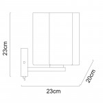 Бра ARTE Lamp A3479AP-1CC