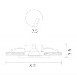 Влагозащищенный светильник ARTE Lamp A5440PL-1CC
