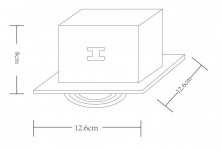 Встраиваемый светильник ARTE Lamp A5941PL-1WH