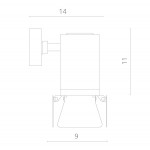 Спот ARTE Lamp A6709AP-1WH