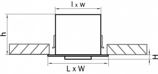 Встраиваемый светильник Lightstar 214118