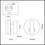 Бра Odeon Light 3913/9WL