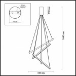 Подвесной светильник Odeon Light 3860/48B
