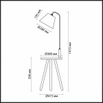 Торшер Odeon Light 4666/1F