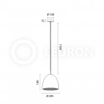 Подвесной светильник LeDron 2601B