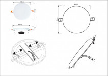 Встраиваемый светильник ARTE Lamp A7981PL-1WH