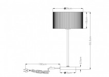 Настольная лампа ARTE Lamp A1021LT-1SS