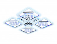 Люстра на штанге Ambrella Light FA288