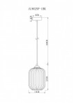 Подвесной светильник ARTE Lamp A1902SP-1BK