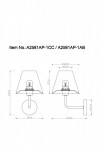 Бра ARTE Lamp A2581AP-1CC