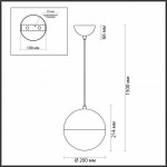 Подвесной светильник Odeon Light 4960/1A