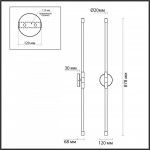 Бра Odeon Light 4393/20WL