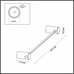 Бра Odeon Light 4395/6WL