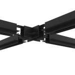 Х-коннектор трека SMART для ГКЛ Denkirs TR2114-BK
