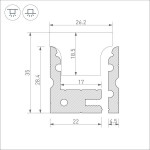 Профиль Arlight 038356