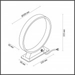Садово-парковый светильник Odeon Light 6615/5FL