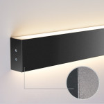 Бра Elektrostandard 128см 50W 3000K черная шагрень (101-100-40-128)