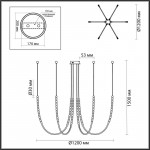 Подвесная люстра Odeon Light 6639/70L