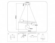 Подвесной светильник Ambrella Light FL66303