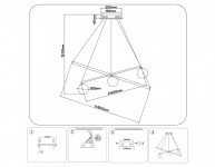 Подвесная люстра Ambrella Light FL66328