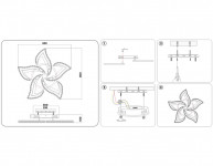 Накладная люстра Ambrella Light FA1724