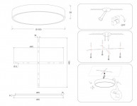 Накладной светильник Ambrella Light FV5533