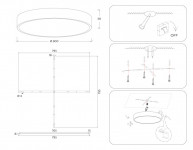 Накладной светильник Ambrella Light FV5541