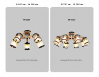Накладная люстра Ambrella Light TR9529