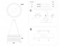 Подвесная люстра Ambrella Light TR5010