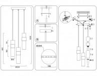 Подвесной светильник Ambrella Light LH55112