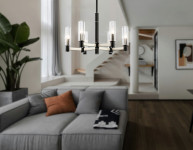 Люстра на штанге Ambrella Light LH55501