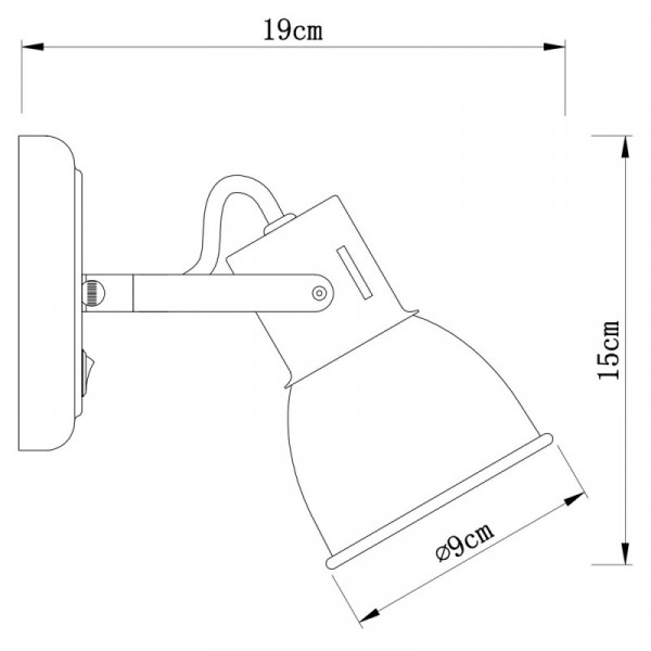 Спот ARTE Lamp A1677AP-1WH