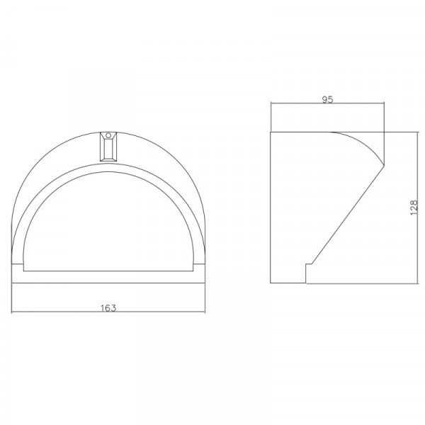 Светильник настенный ARTE Lamp A2801AL-1BK