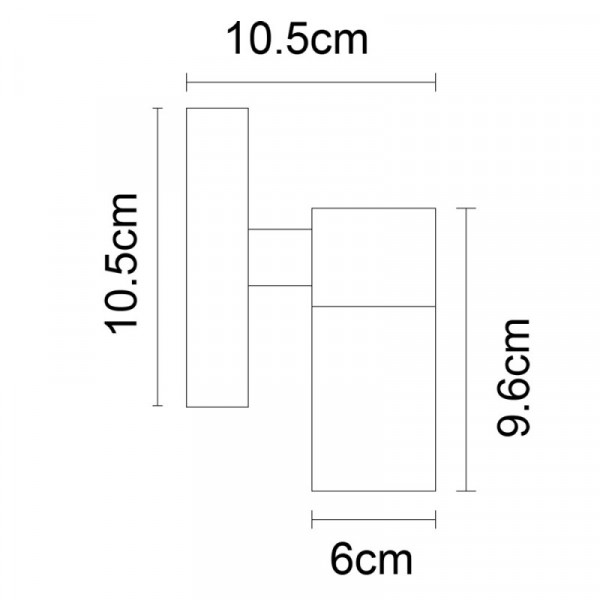 Светильник настенный ARTE Lamp A3302AL-1BK