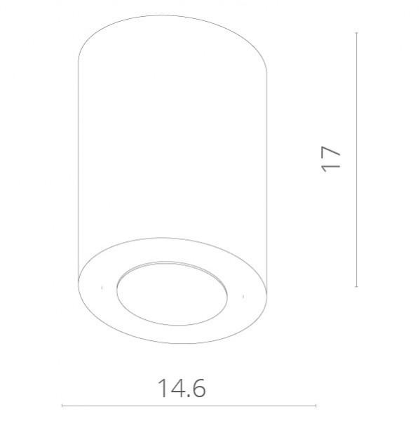 Накладной светильник ARTE Lamp A5130PL-1WH